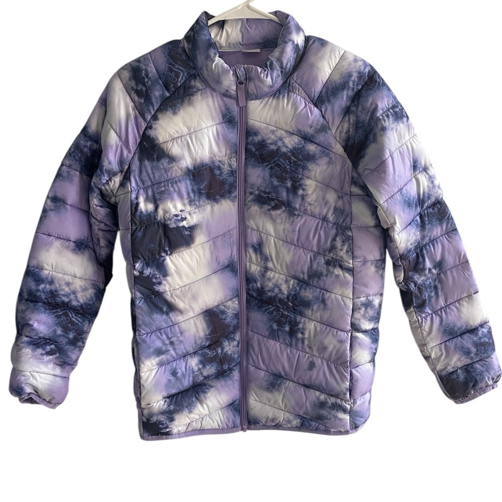 Girls Tie-Dye Puffer Jacket